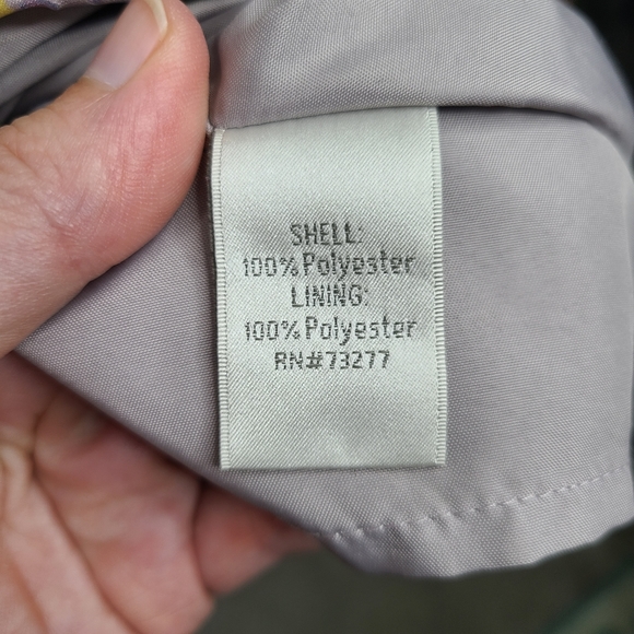 LC Lauren Conrad pleated floral tank dress women's 12 lavender lined pull-on - Picture 15 of 16